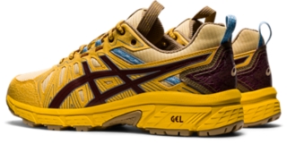 Men's HN1-S GEL-VENTURE 7 | Yellow/Ox Brown | Sportstyle Shoes | ASICS