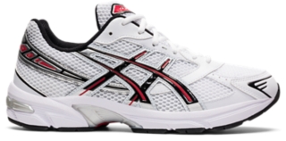 GEL 1130 Unisex White Electric Red Sportstyle Shoes ASICS United States