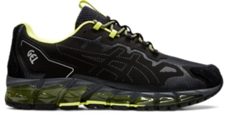 Men s GEL QUANTUM 360 6 Black Glow Yellow Sportstyle Shoes ASICS