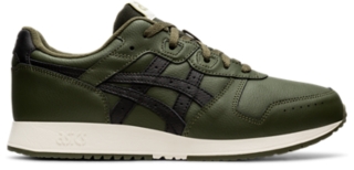 Black leather 2025 asics mens