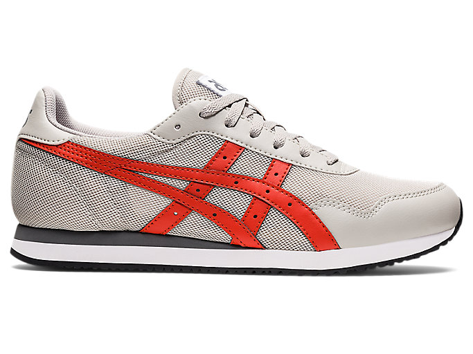 Oxide foolish airplane Men's TIGER RUNNER | Oyster Grey/Red Clay | Sportstyle Shoes | ASICS