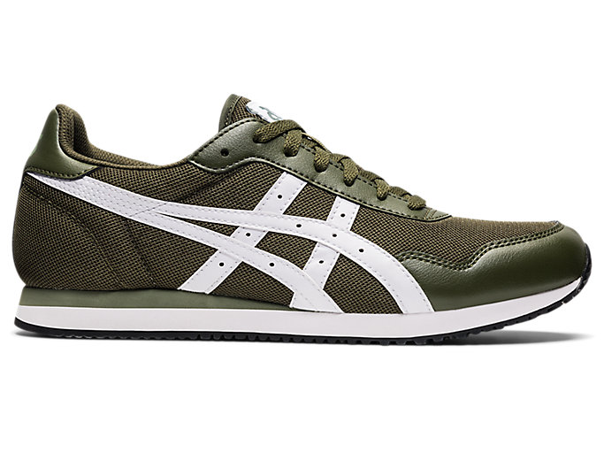 Men's TIGER RUNNER | Olive Canvas/White | Sportstyle Shoes | ASICS