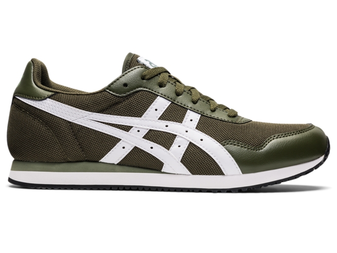 Men's TIGER RUNNER | Olive Canvas/White | Sportstyle Shoes | ASICS
