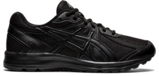 Asics all black shoes best sale