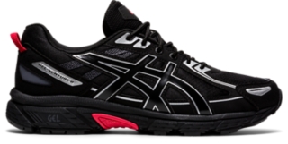 ASICS SportStyle GEL-Venture Black/Black Trainers Mens Shoes Pro:Direct ...