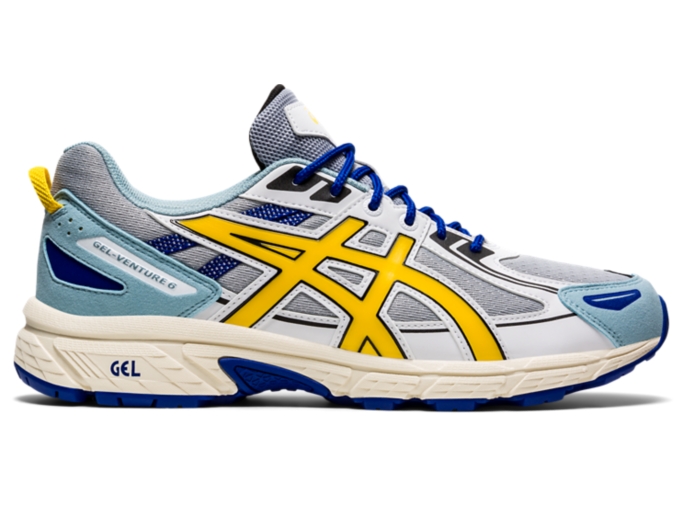 Men's GEL-VENTURE 6 | Piedmont Grey/Vibrant Yellow | Sportstyle Shoes |  ASICS