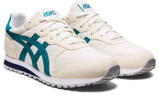 Asics Graphic Muñequera Corta de Tenis - Cedar Green