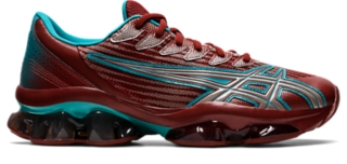 Men s GEL QUANTUM LEVITRACK Fired Brick Blue Grass Sportstyle