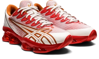 Men's GEL-QUANTUM LEVITRACK | Candy Apple Red/Cloud Dancer | Sportstyle  Shoes | ASICS