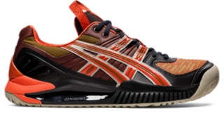 HS5-S GEL-RESOLUTION SPS | ANTHRACITE/RED CLAY | スポーツスタイル