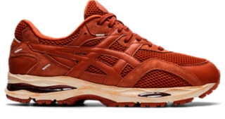 Men's BRAIN DEAD X GEL-NIMBUS 9, Rio Red/Almost Apricot, Sportstyle Shoes