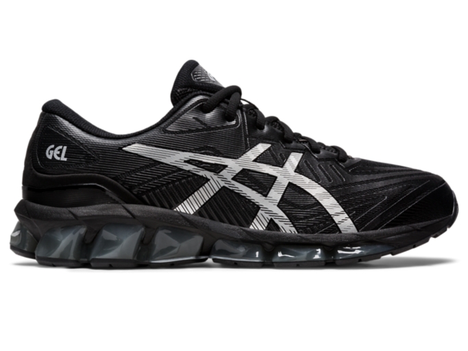 Asics gel quantum 2025 black and white