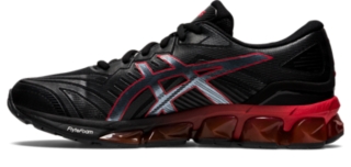 Asics hot sale red black