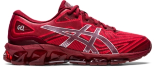 Asics shop red shoes