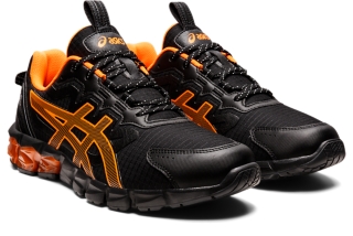 GEL QUANTUM 90 Men Black Shocking Orange Men s Sportstyle Shoes ASICS United States