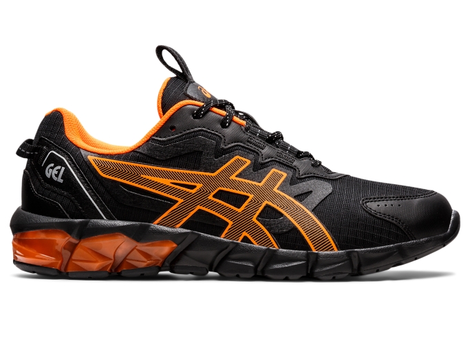 Men's GEL-QUANTUM 90 | Black/Shocking Orange | Sportstyle Shoes | ASICS