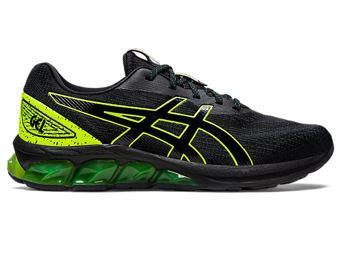 Image 1 of 7 of Unisex Black/Safety Yellow GEL-QUANTUM 180 VII Sportstyle Shoes