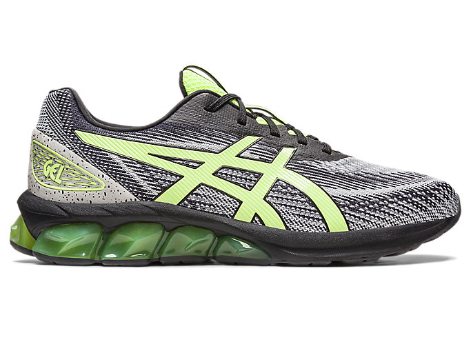Image 1 of 7 of Homme Black/Lime Green GEL-QUANTUM 180 VII Chaussures SportStyle hommes