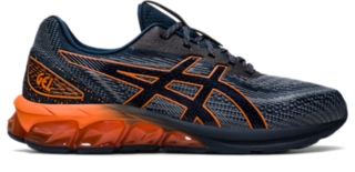 Asics bleu shop et orange