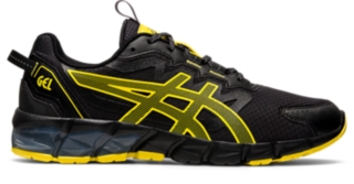 Men's GEL-QUANTUM 90, Black/Vibrant Yellow, Sportstyle Shoes