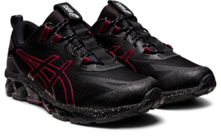 Men s GEL QUANTUM 360 VII Black Burgundy Sportstyle Shoes ASICS