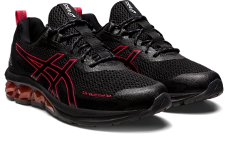 Asics sale black red