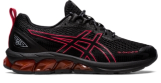 Asics red deals black