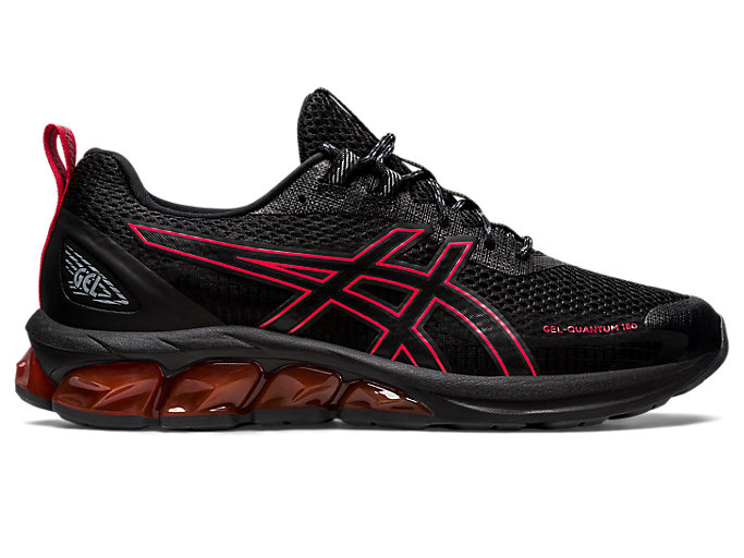 Image 1 of 7 of Homme Black/Red Alert GEL-QUANTUM 180 VII Chaussures SportStyle masculines