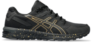 Asics black training shoes best sale