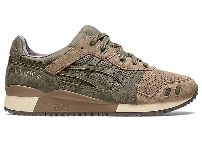 Image 1 of 7 of Men's Taupe Grey/Dark Taupe GEL-LYTE III OG Men's SportStyle Shoes