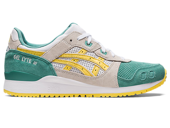 Image 1 of 7 of Men's Sage/Banana Cream GEL-LYTE III OG Mens Sportstyle Shoes and Sneakers