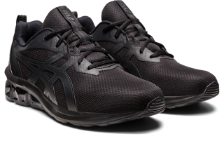 Men\'s GEL-QUANTUM ASICS Black/Graphite IV | Shoes 90 | Grey Sportstyle 