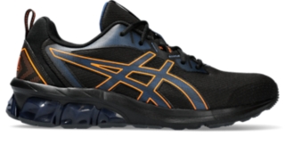 Men s GEL QUANTUM 90 IV Black Shocking Orange SportStyle