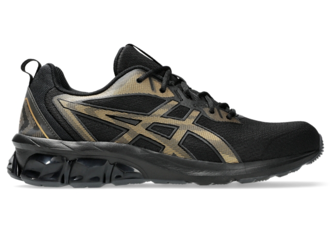 GEL QUANTUM 90 IV Men Black Pure Gold Herren SportStyle Schuhe ASICS DE