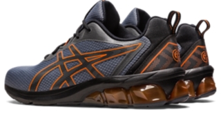 Men\'s GEL-QUANTUM Shoes Grey/Habanero Steel | IV ASICS | Sportstyle | 90