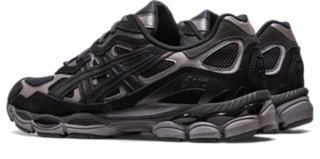 All black shop mens asics