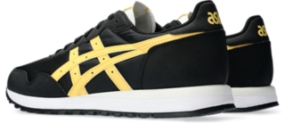 Black and yellow asics on sale