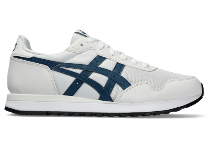 TIGER RUNNER II Men White Vintage Indigo SportStyle schoenen voor heren ASICS BE