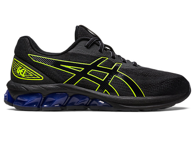 Image 1 of 10 of Men's Black/Safety Yellow GEL-QUANTUM 180 VII Men's Sportstyle Shoes & Trainers