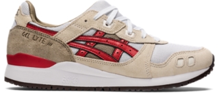 Asics gel lyte shop 3 red white