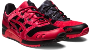 Asics sneakers red best sale