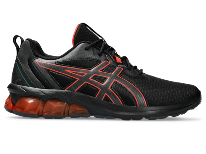 GEL QUANTUM 90 IV Men Black Cherry Tomato Herren SportStyle Schuhe ASICS DE