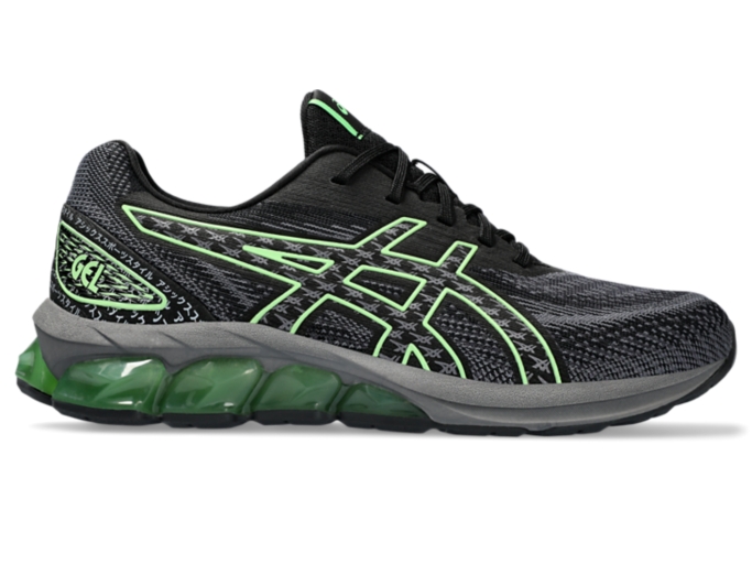 Men's GEL-QUANTUM 180 VII | Black/Bright Lime | SportStyle | ASICS UK