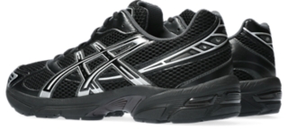 Black and silver sales asics