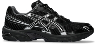 Black and on sale silver asics