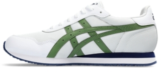 White and hotsell green asics