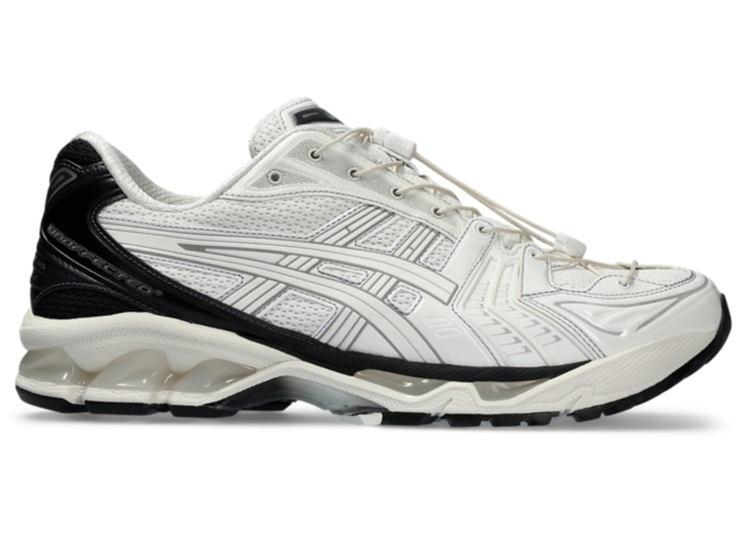 UNAFFECTED X GEL KAYANO 14 Unisex Bright White Jet Black Sportstyle Shoes ASICS United States