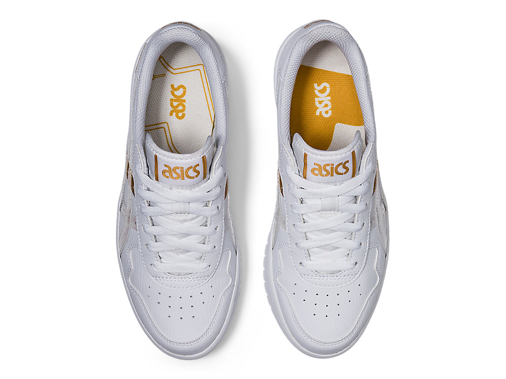 Women's JAPAN S PF | White/Pure Gold | Sportstyle Shoes | ASICS