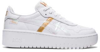 Women's JAPAN S PF | White/Pure Gold | Sportstyle Shoes | ASICS