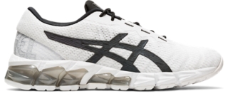 womens asics black and white